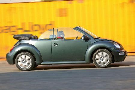 VW Beetle Cabrio, Seitenansicht VW Beetle Cabrio, Seitenansicht