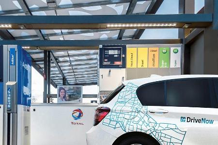 Digitale Tankkarte von TOTAL und DriveNow Digitale Tankkarte von TOTAL und DriveNow