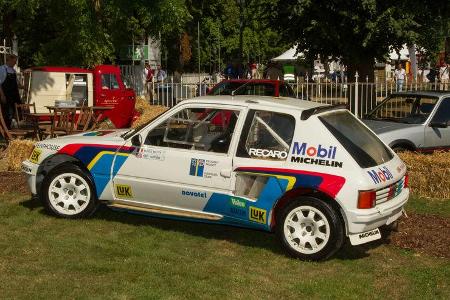 Gruppe B-Rallye-Autos in Daun