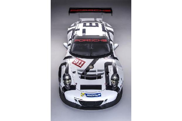 Porsche GT3 R Studio Vogelperspektive