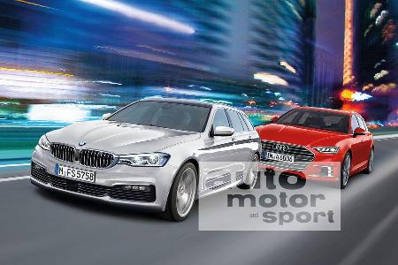 BMW Fnfer Touring, Audi A6 Avant BMW Fnfer Touring, Audi A6 Avant