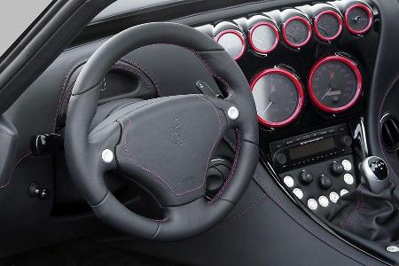 Wie von Wiesmann gewohnt, ist der gesamte Innenraum mit Leder ausgekleidet.