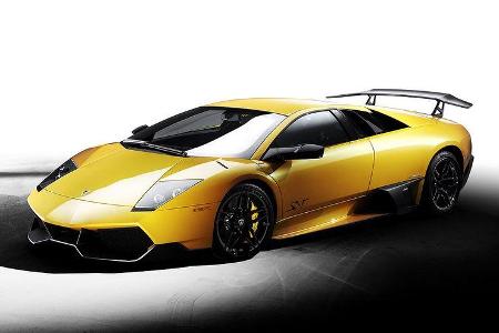 Zusätzlich zu Gelb, Orange, Grau, Weiß und Schwarz gibt es den Lamborghini auch in den Farbtönen Bianco Canopus und Nero Nem...