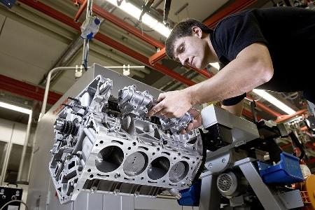 Die Motoren werden in Affalterbach hergestellt.