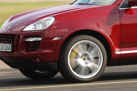 Bei 280 km/h hat der Cayenne seine Endgeschwindigkeit erreicht.