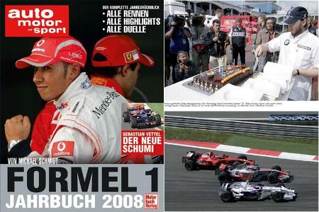 Das Formel-1 Jahrbuch 2008 von sport auto-Redakteur Michael Schmidt.