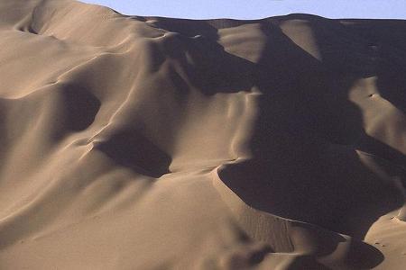 Sand soweit das Auge reicht.