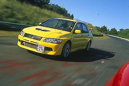 Kategorie Limousine/Kombi: Mitsubishi Carisma Evo VI. Zeit: 8.25 min