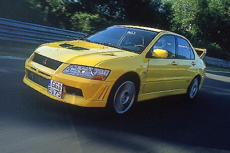 Kategorie Limousine/Kombi: Mitsubishi Carisma Evo VI. Zeit: 8.25 min