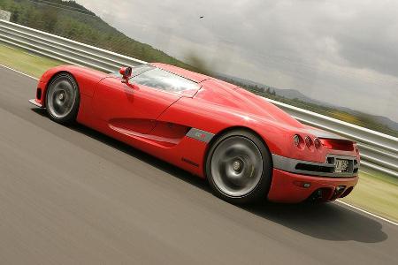 Kategorie Supersportwagen: Koenigsegg CCR. Zeit: 7.34 min