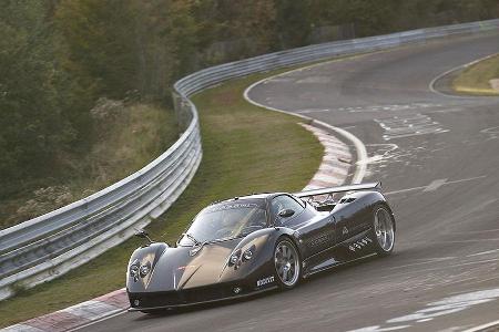 Kategorie Supersportwagen: Pagani Zonda F Club Sport. Zeit: 7.28 min