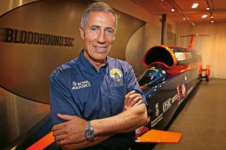 Andy Green, SSC Bloodhound, Rekordfahrt Andy Green, SSC Bloodhound, Rekordfahrt