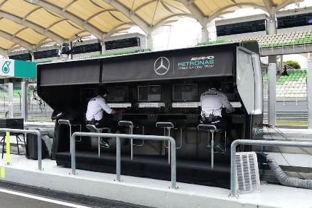 Mercedes - Kommandostand - GP Malaysia 2016 Mercedes - Kommandostand - GP Malaysia 2016