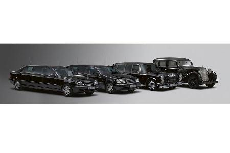 Mercedes-Benz S 600 Guard Pullman: Die neueste Generation der Mercedes-Staatslimousine im Pullman-Format.