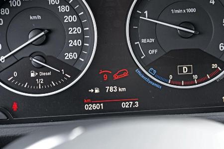 BMW X1 xDrive 20d, Rundinstrumente