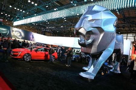 Peugeot: Messestand Pariser Autosalon 2018 Peugeot: Messestand Pariser Autosalon 2018