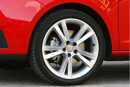 Halt findet der Seat Ibiza auf 17-Zoll-Rädern.