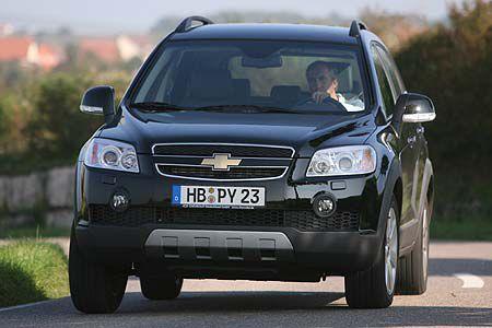 Chevrolet Captiva : Beim Captiva 2.0 LT ist das optionale Siebensitzer-Paket bereits Bestandteil der getesteten Exclusive-Au...