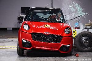 EuroNCAP-Crashtest mit Leicht-Kfz