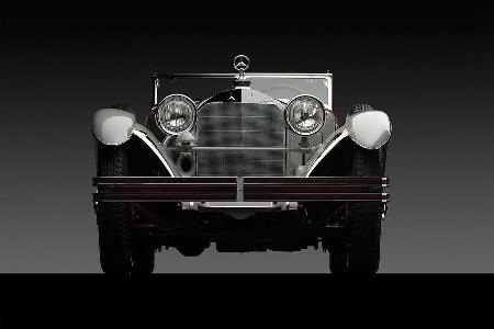 1928er Mercedes-Benz 680S Torpedo Roadster mit einer Karosserie von Saoutchik