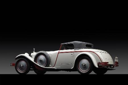 1928er Mercedes-Benz 680S Torpedo Roadster mit einer Karosserie von Saoutchik