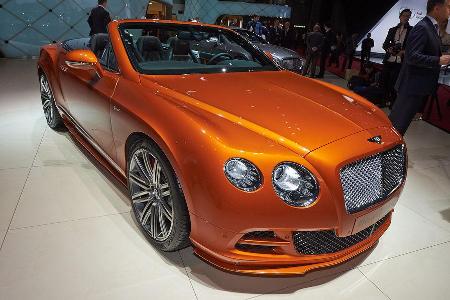Bentley Continental GT Speed Cabrio, Genfer Autosalon, Messe, 2014