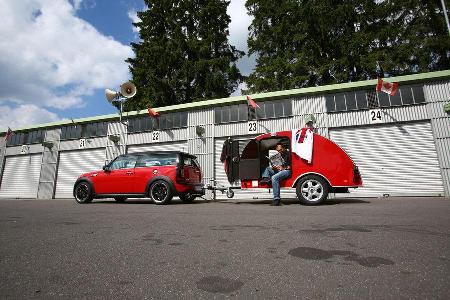 Mini Clubmann Cooper SD mit Cowley, Seitenanciht
