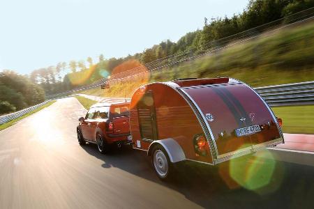 Mini Clubmann Cooper SD mit Cowley, Heckansicht