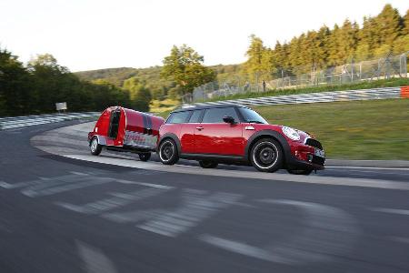 Mini Clubmann Cooper SD mit Cowley, Seitenanciht