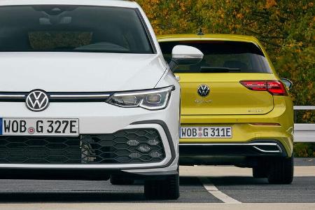 VW Golf eHybrid und GTE, ams 0221 Vergleich