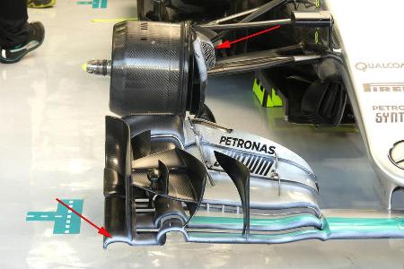 Mercedes - Formel 1 - Technik - GP Bahrain 2016