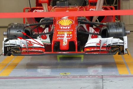 Ferrari - Formel 1 - Technik - GP Bahrain 2016