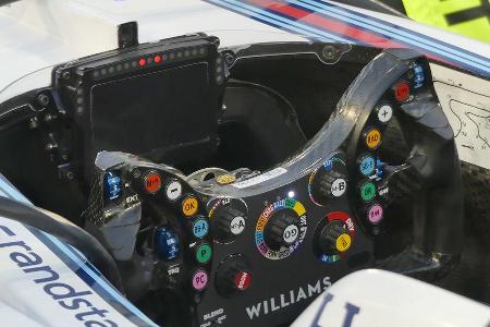 Williams - Lenkrad - Formel 1 - Technik - GP Bahrain 2016