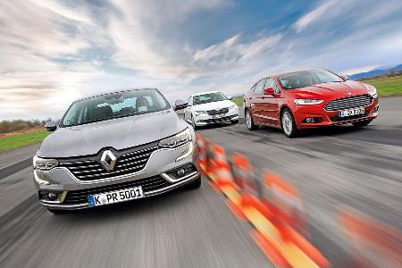 Ford Mondeo 2.0 TDCi, Renault Talisman dCi 160, Skoda Superb 2.0 TDI Ford Mondeo 2.0 TDCi, Renault Talisman dCi 160, Skoda Superb 2.0 TDI