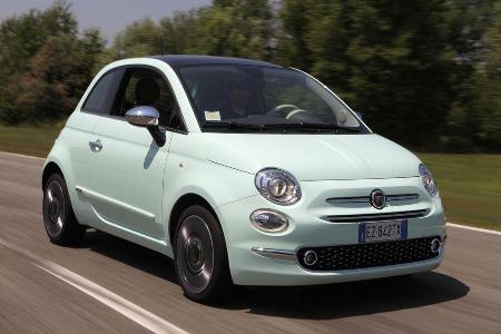 Fiat 500, Frontansicht Fiat 500, Frontansicht