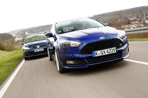 Ford Focus ST 2.0 TDCi gegen VW Golf GTD