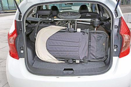 Nissan Note 1.5 dCi, Kofferraum