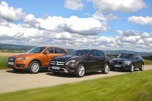 Audi Q3 2.0 TDI Quattro, BMW X1 xDrive 20d Sport Line, Mercedes GLA 220 CDI 4Matic