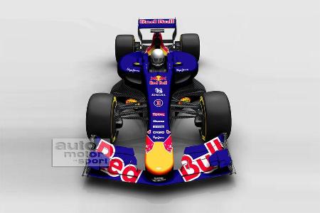 Red Bull Concept - F1 Auto 2017 Red Bull Concept - F1 Auto 2017