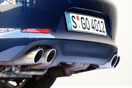 Porsche 911 Carrera S, Endrohre, Auspuff