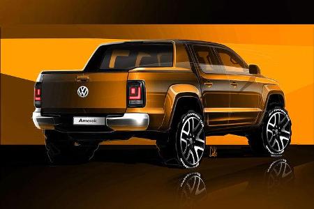 VW Amarok 2016 Designskizze
