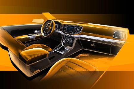 VW Amarok 2016 Designskizze