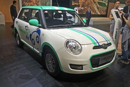 Ach, wie putzig. Wie gesagt, Elektroautos sind in China Alltag und in allen Größen zu haben. Lifan hat zum Beispiel ...