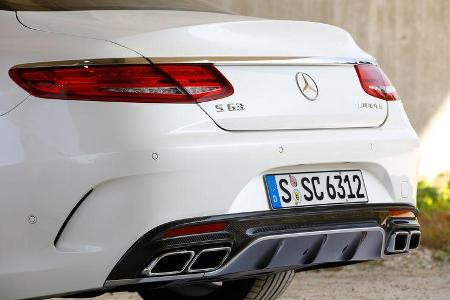 Mercedes S 63 AMG 4Matic Coupé, Auspuff, Endrohre