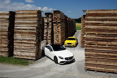 Bentley Continental GT V8 S, Mercedes S 63 AMG 4Matic Coupé