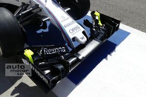 Williams ohne Upgrades in Spanien