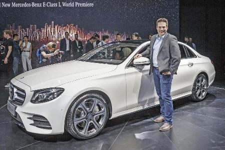 Mercedes E-Klasse Lang Sitzprobe Peking 2016 Mercedes E-Klasse Lang Sitzprobe Peking 2016