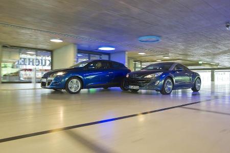 Peugeot RCZ vs. Renault Mgane Coup Peugeot RCZ vs. Renault Mgane Coup