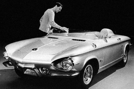Chevrolet Corvair Monza Spyder, Seitenansicht