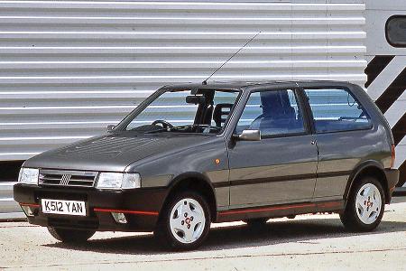 Fiat Uno Turbo, Seitenansicht